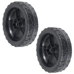 SPARES2GO Front Wheel compatible with MacAllister Lawnmower (Pack of 2 Wheels)