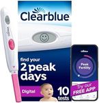 Clearblue Digital Ovulation Predictor Kit, Featuring Ovulation Test with Digital Results, 10 Digital Ovulation Tests