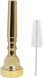 Danchet Gold Plated Metal Trumpet Mouthpiece, 7C Gold - For Beginners and Professionals, Trumpet Accessories.…