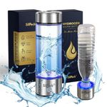 Silreck Premium Hydrogen Water Bottle - 420ml Up To 5000 PPB | Mineral Water bottle Compatible Hydrogen Generator | BPA-Free hydrogen bottle Rechargeable With Giftable Luxury Gift Box