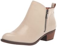 Lucky Brand Women's Basel Ankle Boot, Stucco, 8