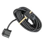 Lowrance 000-14886-001 9-Pin Shoot-Thru Hull M/H Chirp Transducer - No Temp, Black