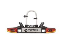 Westfalia Bikelander Bike Rack for Towbars | Bike Carrier for 2 bicycles | Suitable for E-bikes | Foldable | LED Hybrid Lights
