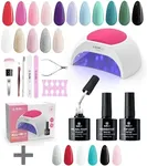 SUNUV Gel Nail Polish Kit with UV L