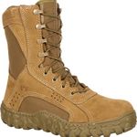 Rocky S2V Steel Toe Tactical Military Boot, Coyote Brown, 4.5 Wide