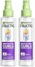 Garnier Fructis Method for Curls Moisture Refreshing Curl Activator, Curl Refresher Spray with up to 5% Hyaluronic Moisture Complex, Designed and Tested for 2C to 4C Curls and Coils, 12.5 fl oz
