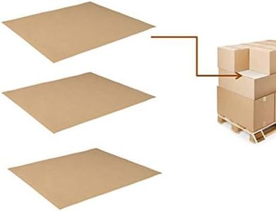 25 Fogli Intercalari 80x120 cm (up to 78x118 cm) di Cartone Ondulato ideali per strati intermedi pallet, spessori interfalde mono onda TST222B