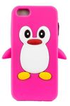 The Little Shop Designer Penguin Back Cover case for iPhone 5/5S/5G (Pink)