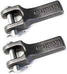 (Pack of 2) 3/8 inch Weld-On Safety Chain Retainer for Truck Trailer Hitch