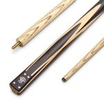 Jonny 8 Ball 3 Piece CRISS CROSS Centre Jointed Ash Snooker Pool Cue 9mm Tip