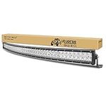 SKYWORLD 50 inch Curved LED Light Bar 288W Ultra Thin Spot Flood Combo Beam Led Work Lights Offroad Driving Fog Lamp with Mounting Bracket for 4x4 4WD Truck Tractor ATV SUV ATV Car Boat