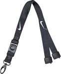 Nike Premier Breakaway Durable Lanyard - Unisex - One Size Fits All, Black, One Size