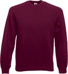 Fruit of the Loom Men's Set-In Classic Sweater, Burgundy, Medium