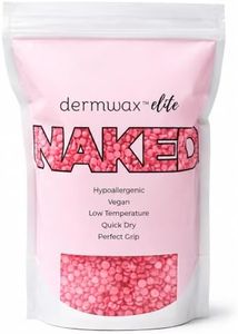 Dermwax Elite Naked Shimmer Pink Hard Wax Beads, Shimmery Gel Formula