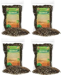 Gardenera Premium DIEFFENBACHIA Potting Soil Mix - Ideal for Growing Robust and Healthy Dieffenbachia - 20 QUART