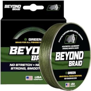 Beyond Braid Multi-Purpose Braided Fishing Line - Green 20LB