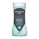 Summer's Eve Active Feminine Cleansing Wash, Cooling & Refreshing, 354ml
