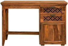 Chetan Interiors Sheesham Wood Finish Writing Study Desk Computer Table for Home and Office (Honey II)