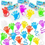 40 Pcs Sticky Hands Toys, Party Favor Supplies, Goodie Bag Treat Toys, Pinata Stuffers Kid Return Gift Slime Stretchy Goody Bag Stuffer Class Prize Carnival Sensory Party Bulk Toy