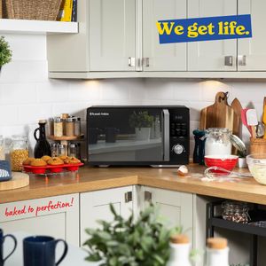 Russell Hobbs 25L 4-in-1 Digital Microwave with Air Fryer – Black