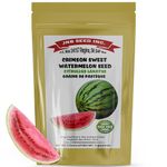 Crimson Sweet Watermelon Seeds for Planting (Approx. 90 Seeds 5 Gram) Sow, Grow, Enjoy