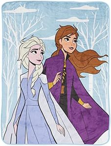 Jay Franco Disney La Reine des Neiges Les Soeurs Ensemble - Plaid Polaire Extra Doux - 130x150 cm - 100% Microfibre