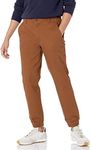 Amazon Essentials Men's Slim-Fit Jogger Pant, Dark Khaki Brown, XX-Large