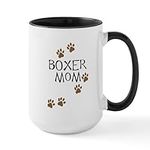 CafePress Boxer Mom Large Mug 15 oz
