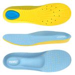 VoMii Vsonker for PU Memory Foam Insoles, Arch Support Sports Comfortable Breathable Plantar Fasciitis Insoles for Men Women and Kids, Providing Shock Absorption and Cushioning, S(Women 5-6/ Kids 2-5)