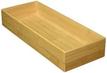 Lipper International Organizational Box, Bamboo Wood, 15" x 6"