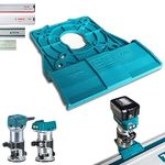 Professional Guide Rail Adapter for Makita DRT50 / RT0700C / RT0702C / RT0700 for Makita / Bosch / Festool / Mafell Guide Rail Router Edge Milling Adapter