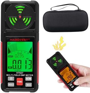 Electromagnetic Field Radiation Detector,Portable 2.26inch LCD Display EMF Reader Meter EMF Tester WiFi Signal 5G Signal Detector with Backlight and Sound Alarm EMF Detector for RF EF MF