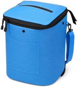 ULITECO Boat Trash Can, Portable Boat Trash Bag, Reusable Boat Garbage Bag, Easy to Install & Clean, 3.96 Gallons Multi-Purpose Boating Equipment Accessories for Fishing Kayak Pontoon Boat (1PCS Blue)