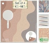 Eparé Swedish Dishcloths for Kitchen with Hanging Hook - Set of 4 Washable Cellulose Dish Cloths - Swedish Dish Clothes & Disposable Dish Cloths - Reusable Paper Towel, Washcloths & Sponge Cloth