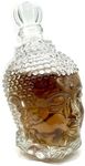 Buddha Head Glass Decanter with Air