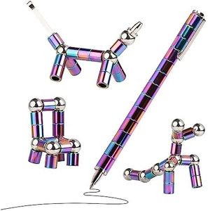 AkoSlale Magnetic Fidget Pen – Stress Relief Toy & Multifunctional Writing Pen, Deformable Cool Gadget & Touch Stylus, Ideal Gift for Teens 12+, Kids, Adults, Boys & Girls