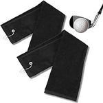Zeltauto Tri-Fold Golf Towel with M