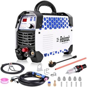 Reboot Plasma Cutter, 60 Amp Pilot Arc Plasma Cutter Machine Non-Touch, 1/2 inch (12 mm) Clean Cut, 3/4 inch (19 mm) Severance Cut, Dual Voltage 110/120V or 220/240V Digital Display