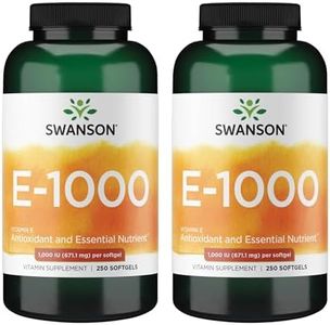Swanson Natural Vitamin E 1000 Iu (671.10 Milligrams) 250 Sgels (2 Pack)
