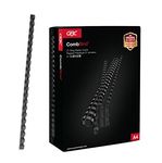 GBC Plastic Binding Combs 21R 12.0mm with 95 Sheet Capacity, Black (Box of 100)