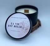 La Vie Est Belle | Floral Bouquet | Relaxing Candle | Vegan Luxury Scented Candle | Handmade | Feminine Smell | Summer Smell | 4oz