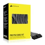 Corsair Premium Individually Sleeved Type-5 PSU Cables - Pro Kit - Black & White