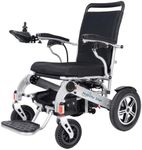 Lightweight Foldable Electric Wheelchair for Adults, 600W Dual Motor All Terrain Power Wheelchair, 15 Miles Range Mobility Chair for Indoor Outdoor