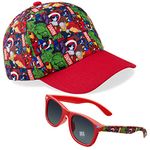 Marvel Baseball Cap for Boys Breathable Boys Hat Summer Accessories One Size Adjustable Strap Spiderman Avengers Gifts for Boys (Red/Multi)