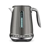 Breville the Smart Kettle™ Luxe Electric Kettle, BKE845BST, Black Stainless Steel