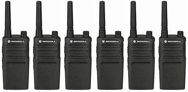 6 Pack of Motorola RMU2040 Two Way Radio Walkie Talkies