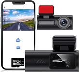 Dash Cam,2K WiFi Car DVR Front Dash