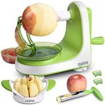 Apple Peeler Stainless Steel Blade, Pear Peeler with 8 Wedges Apple Slicer and Corer, 3 in 1 Apple Peeler Corer Slicer, Quick and Thin