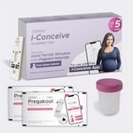 Neodocs I-Conceive Digital Ovulation test kit for women planning pregnancy | (5 Ovulation and 2 Pregnancy) Accurate results in 5 mins | Easy and Convenient