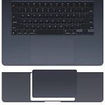 CaseBuy MacBook Air 15 inch Palm Rest Protector Cover for 2024 2023 MacBook Air 15" M2 M3 Chip A2941 Anti-Strach Wrist Rest Keyboard Decal Sticker Skin -Midnight